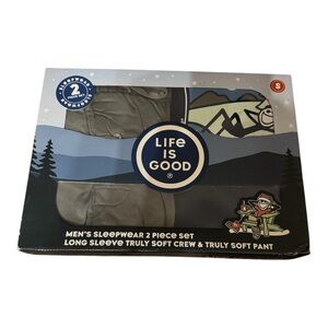 Life is Good Men’s Truly Soft Pajama Set Small NWT